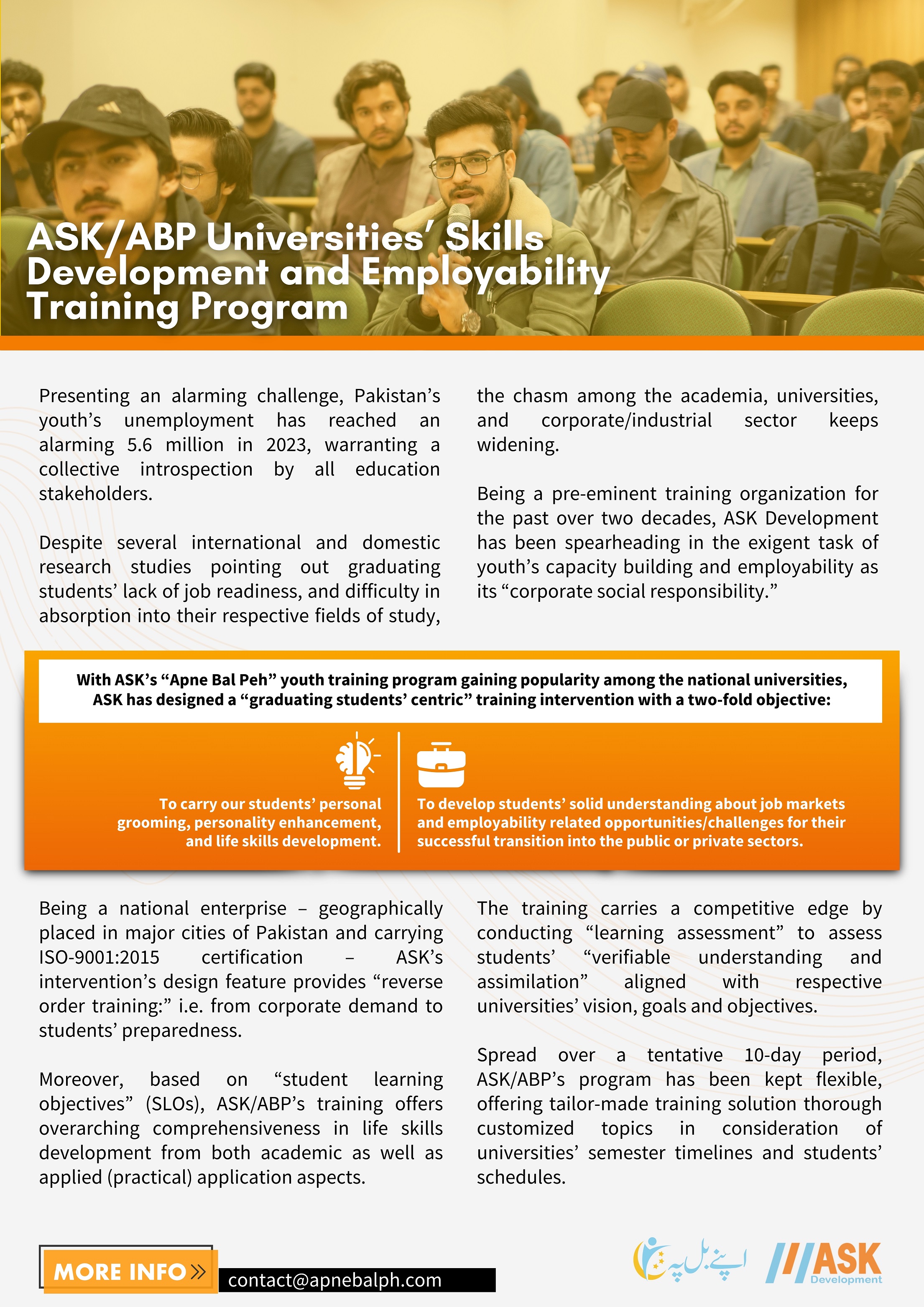 ASK/ABP Universities’ Skills Program